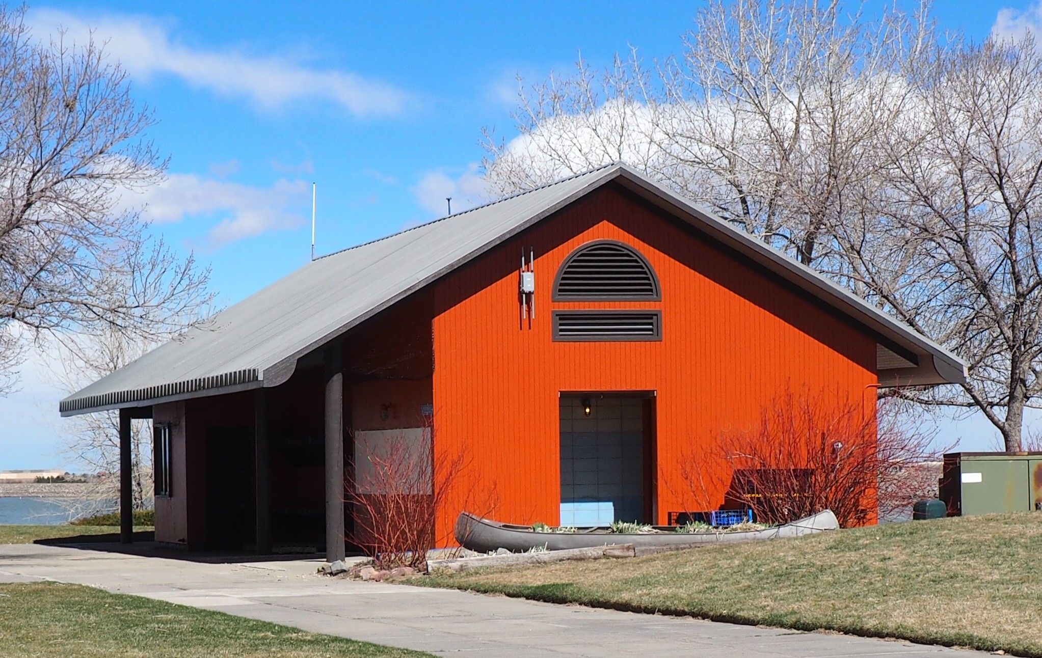 red pole barn