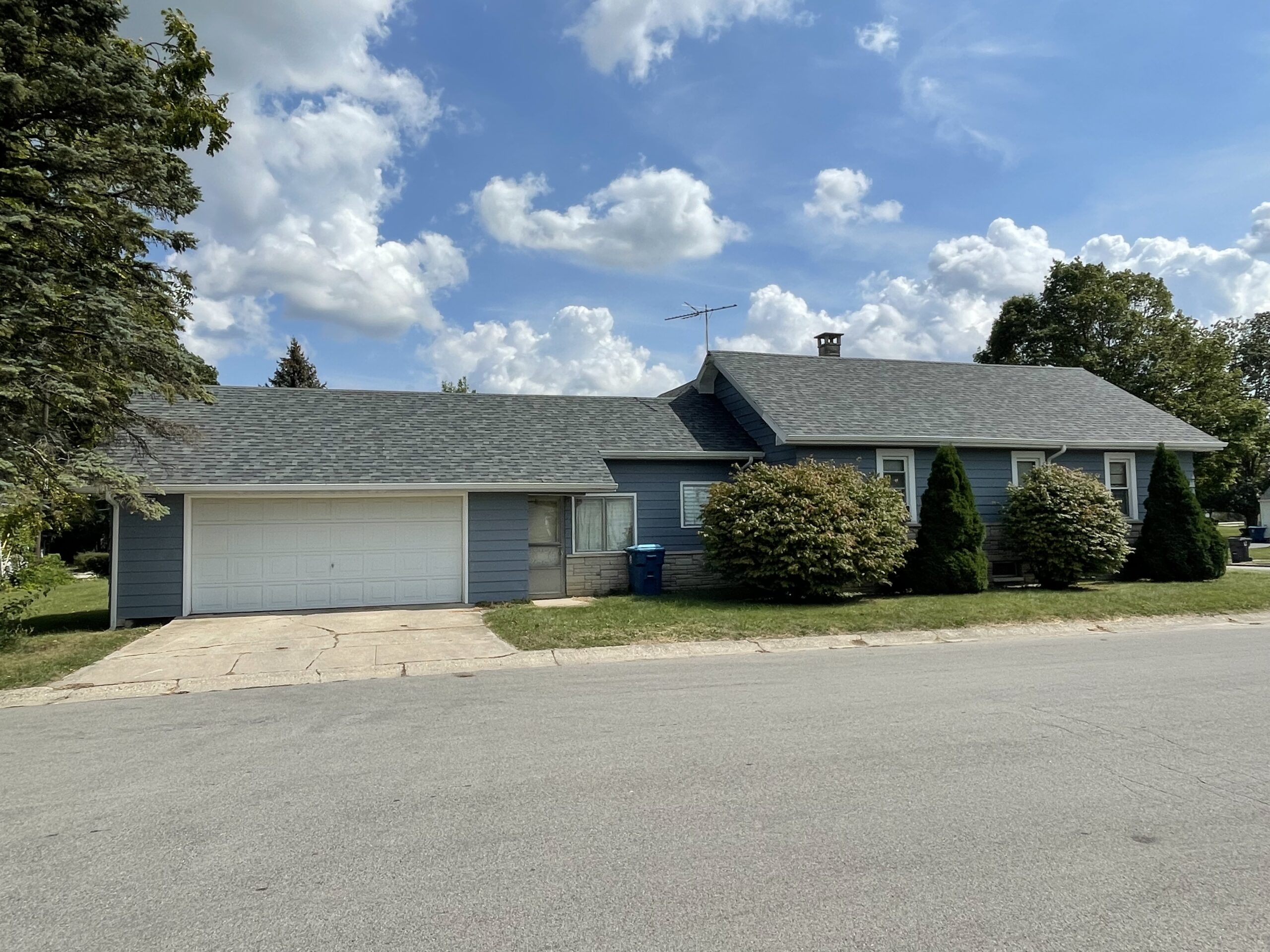 a house with new roof
