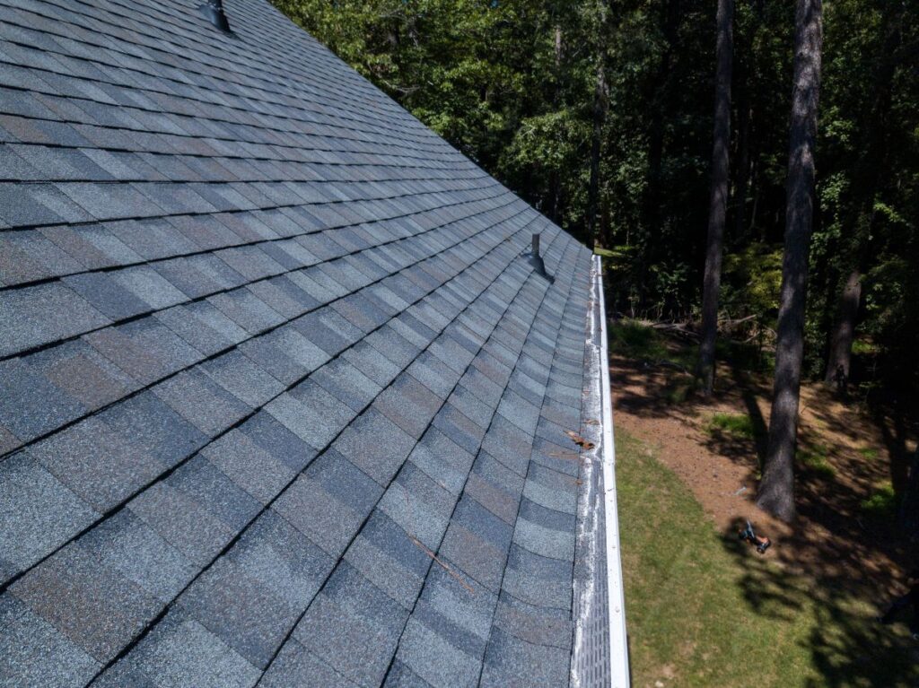 grey architectural shingles