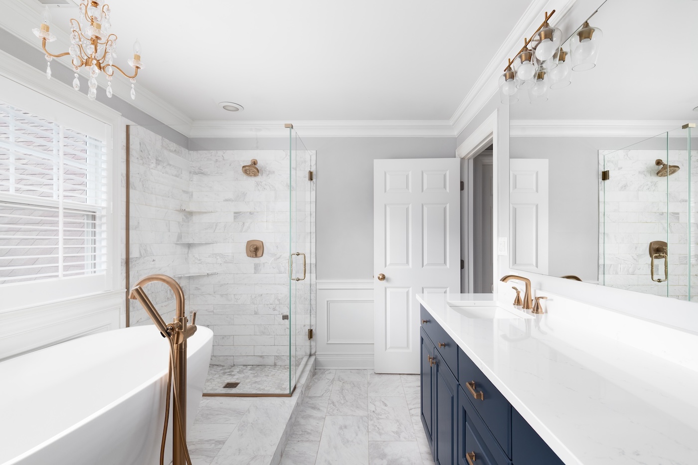 bathroom remodel in home